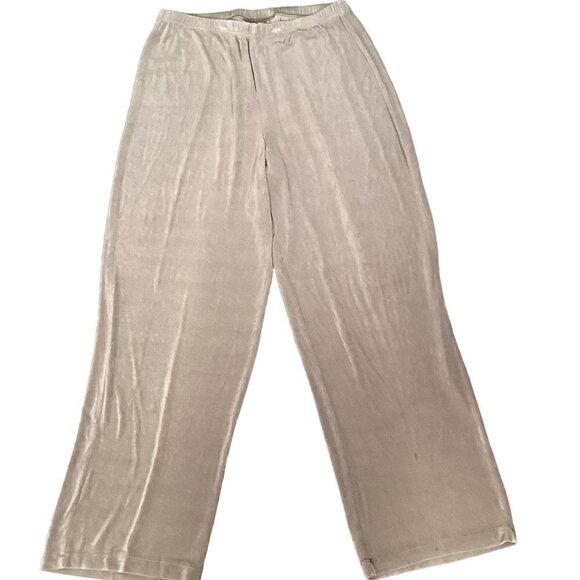 Chico's Travelers Pants Sz 2 Reg (L/12) Taupe Beige #25W - Picture 4 of 9